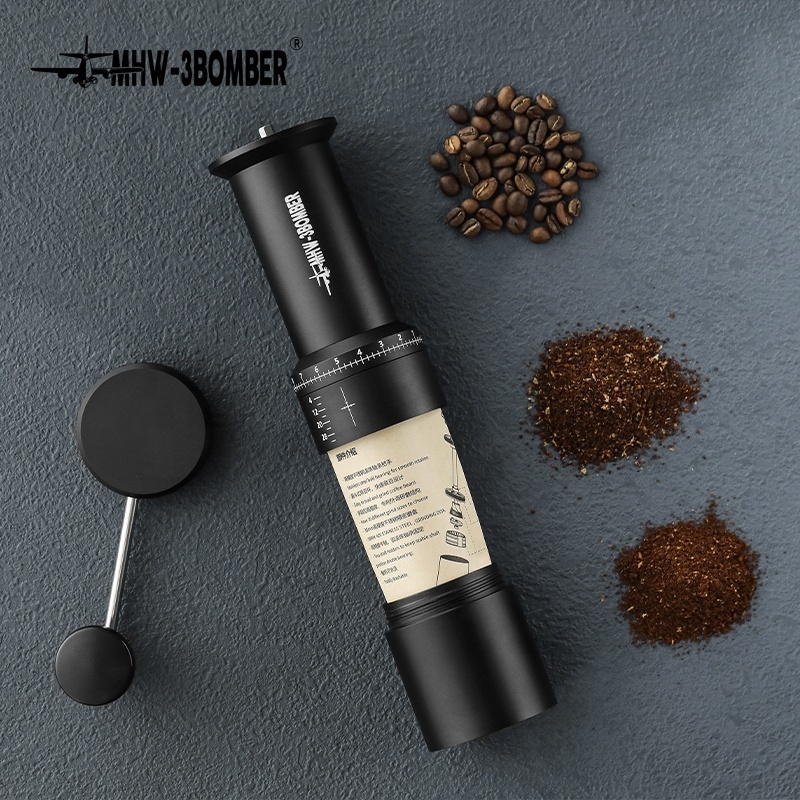 Custom coffee accessories espresso MHW-3BOMBER Voyager series adjustable Aluminum alloy manual coffee grinder