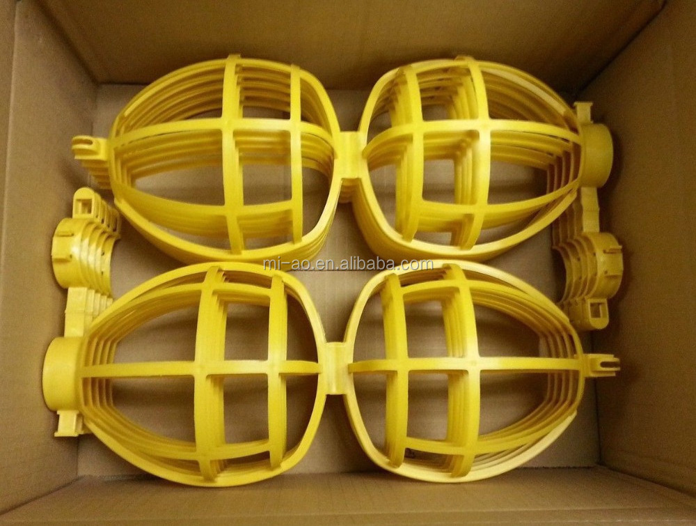 Temporary Construction 25FT 50FT 100FT Plastic cage string lights