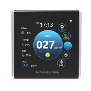 MIA Smart Ventilation APP Controller HRV/ERV digital LCD touch screen Fan Speed Controller for Fresh Air System Home Office