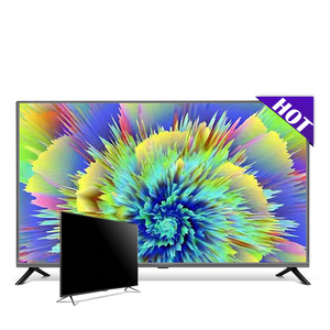 High Quality TV Supplier frameless 4K TV set flat screen television bulk wholesale 24 65 55 32 inch 4 k android lcd led smart tv