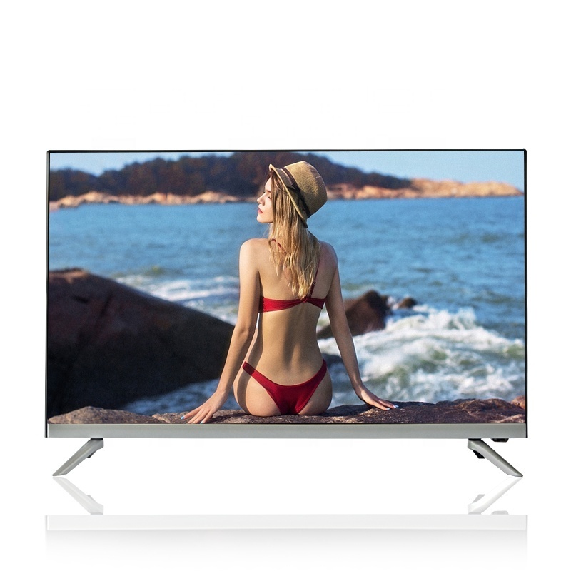 High Quality TV Supplier 4K hd smart flat screen frameless television buying in bulk wholesale 65 55 32 inch android lcd led tv