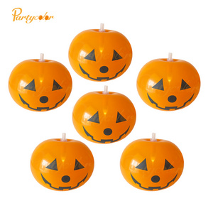 Pumpkin LED Light Up Balloons for Halloween Party Decorations Pump Included