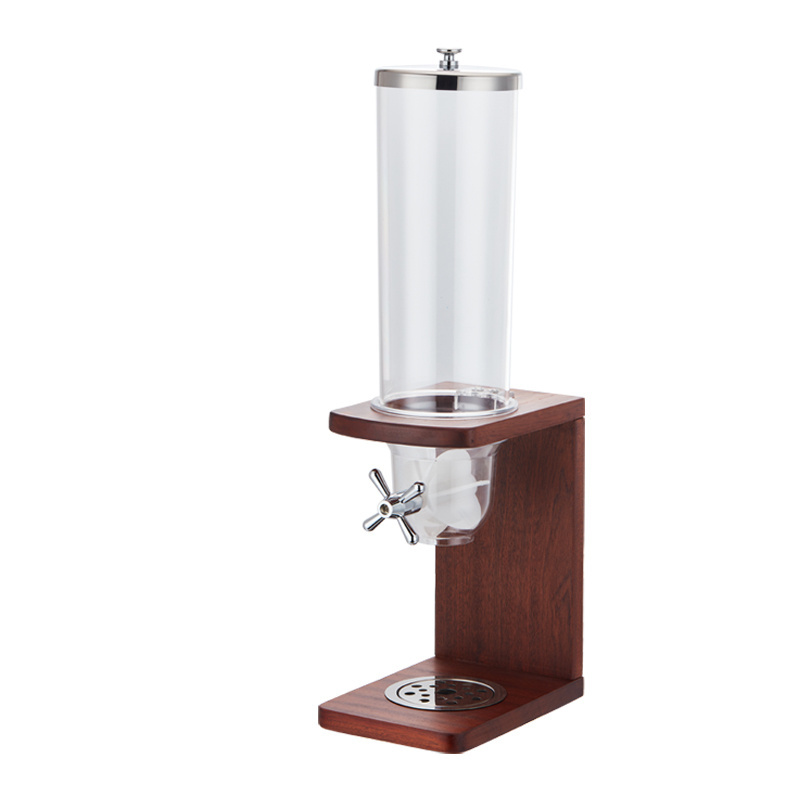 Wholesale Stainless Steel Bulk Dry Food Nut Coffee Bean Cereal Dispenser for Buffet