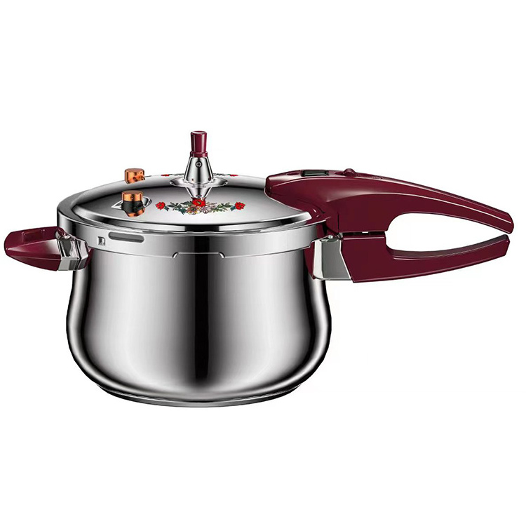 6L 7L 9L 11L Multi-functional Home Use Double Bottom Stainless Steel 201 Kitchen Gas Induction Pressure Cooker