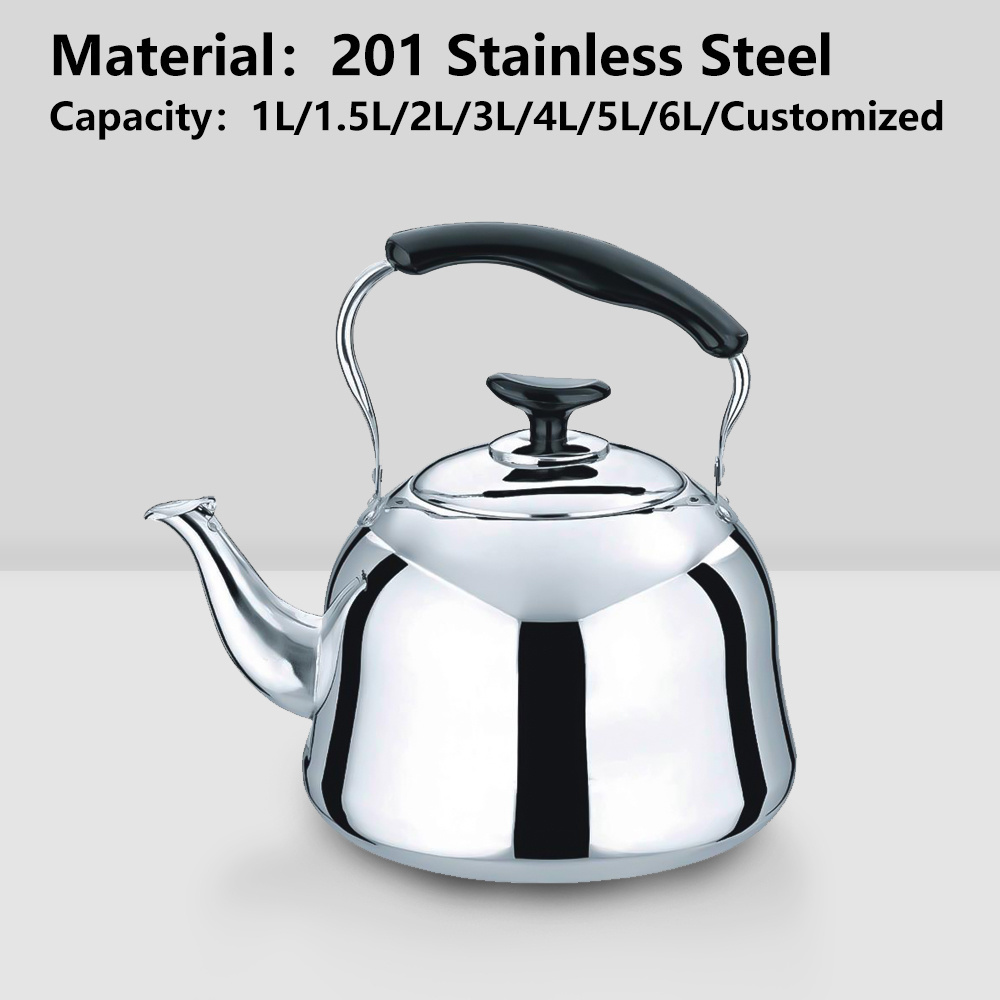 2024 new high quality Arabic water kettle tea pots stainless steel multi capacity induction teapot for home