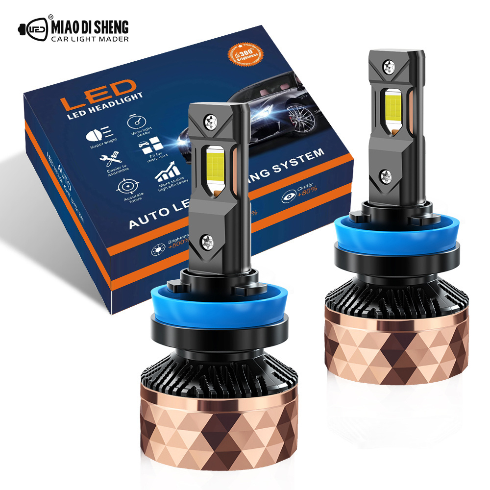 AKE V80S 200W led h11 headlight wholesale 6500K 8400lumen bombillo led h1 h4 h7 auto lighting system 12V 9005 9006 9012 led bulb