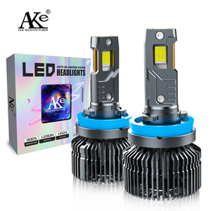 AKE K12 h11 led headlight factory price 240w 24000lm 6000k 360 degree beam led h11 headlights with cnabus 4575 chips led h8 h11