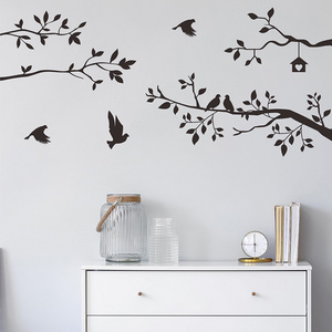 High Quality Large Birds Decoration Wall Decal Room Water Proof Wall Sticker For Home Decor