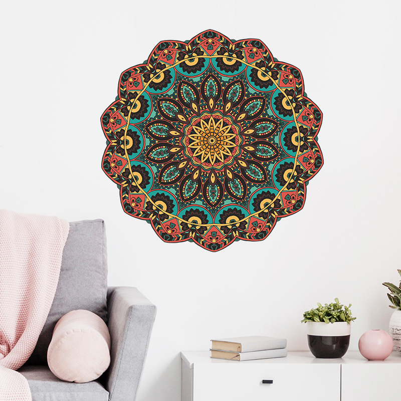 home decor living room decor adhesive 3d wall mandala stickers