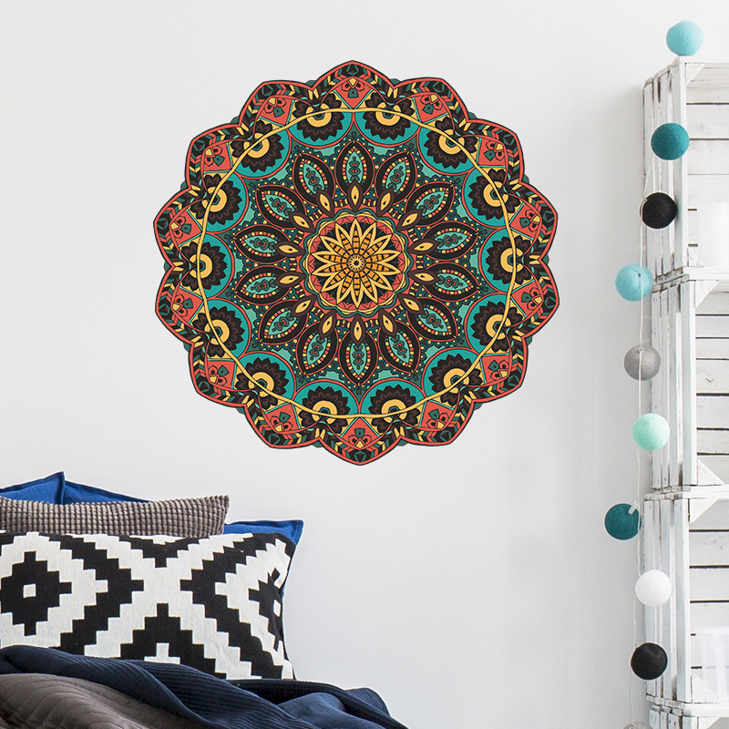 home decor living room decor adhesive 3d wall mandala stickers