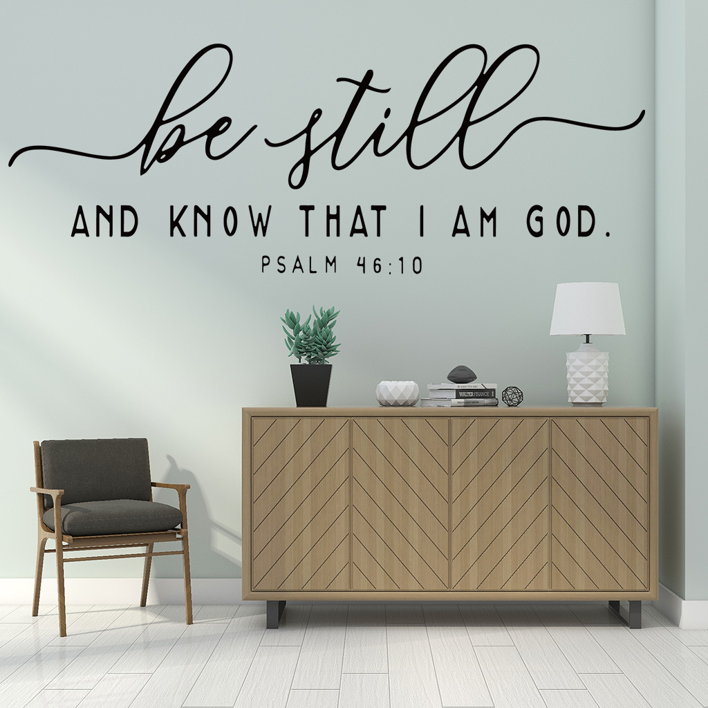 home wall decor self adhesive vinyl bible verse stickers