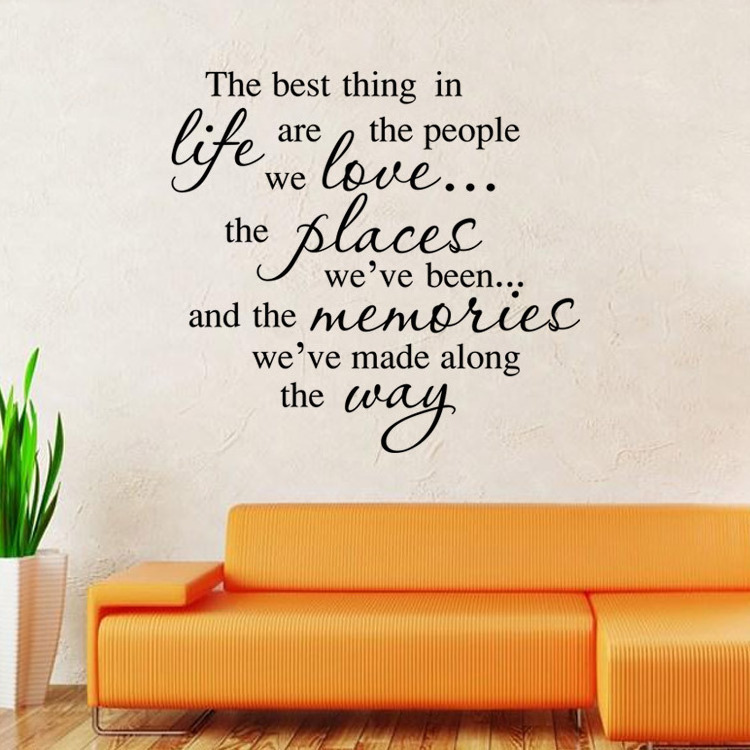 self-adhesive english quote office wall motivational sticker