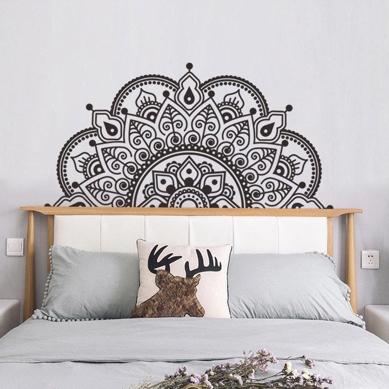 Home decoration adhesive vinyl india mandala wall sticker