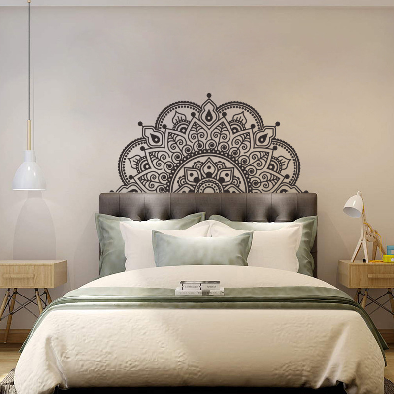 Home decoration adhesive vinyl india mandala wall sticker