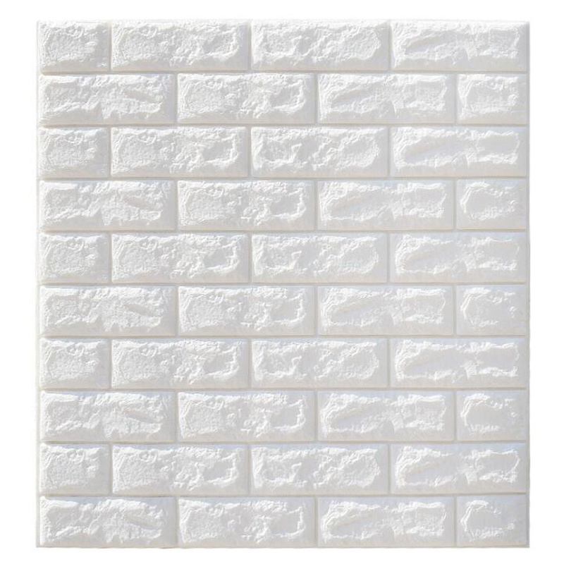 Home decoration self adhesive brick 3d foam wall stickers