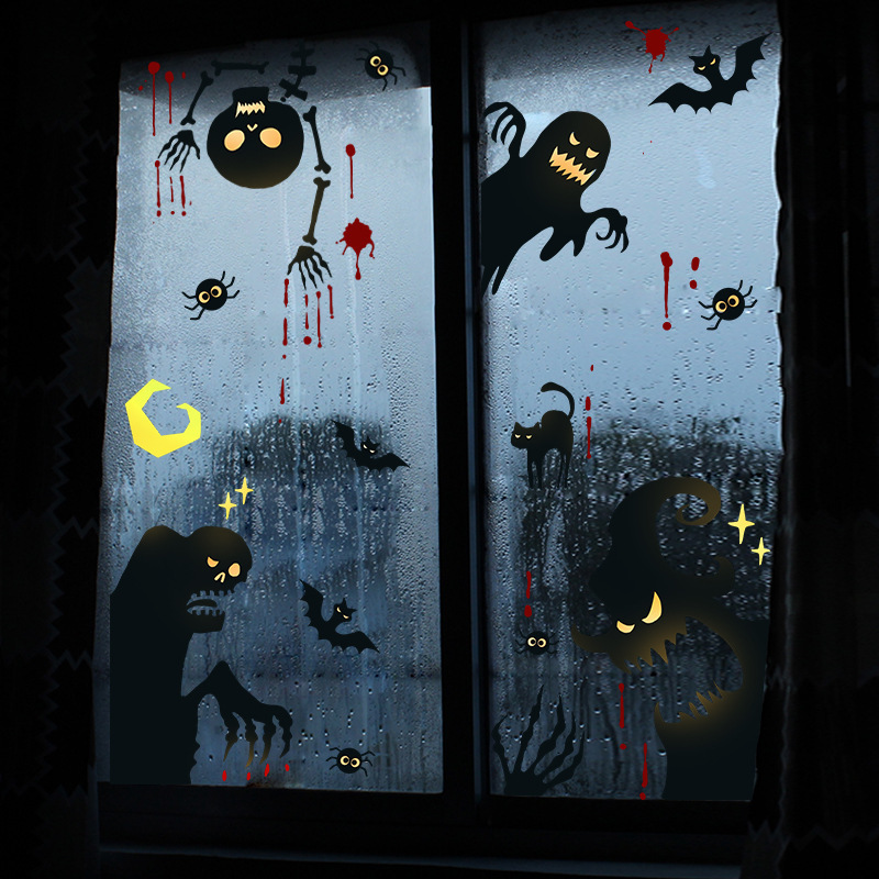 kids room wall decoration horrible cute halloween stickers