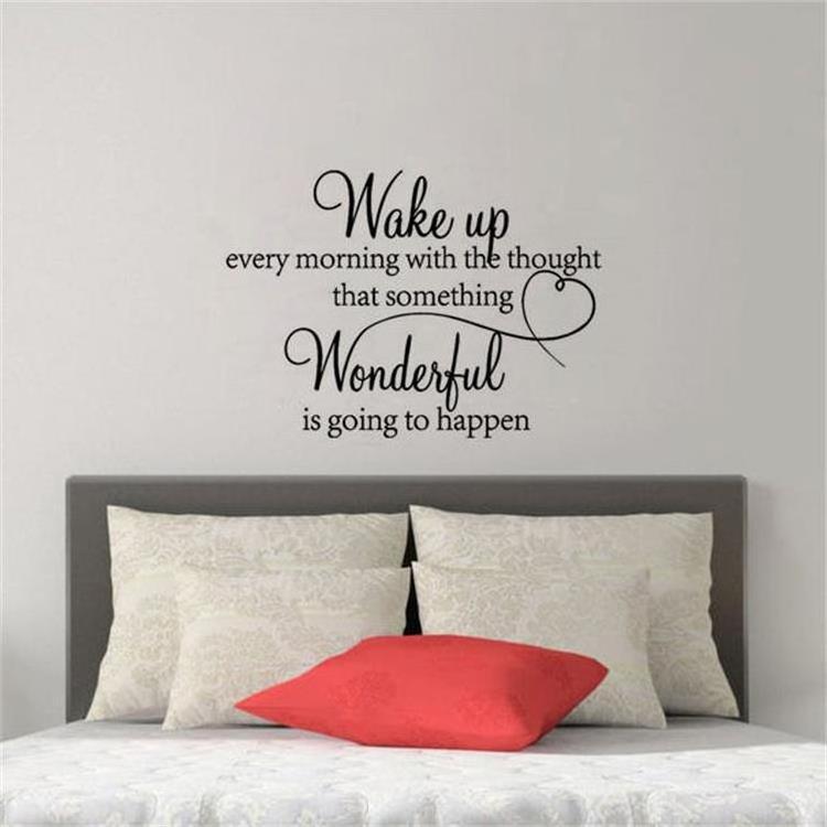 Home decor bedroom wall decor 3d inspirational quotes