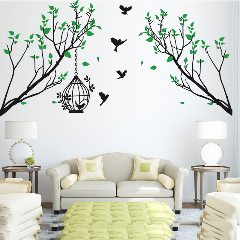 Custom self adhesive family tree vinyl wall decal art