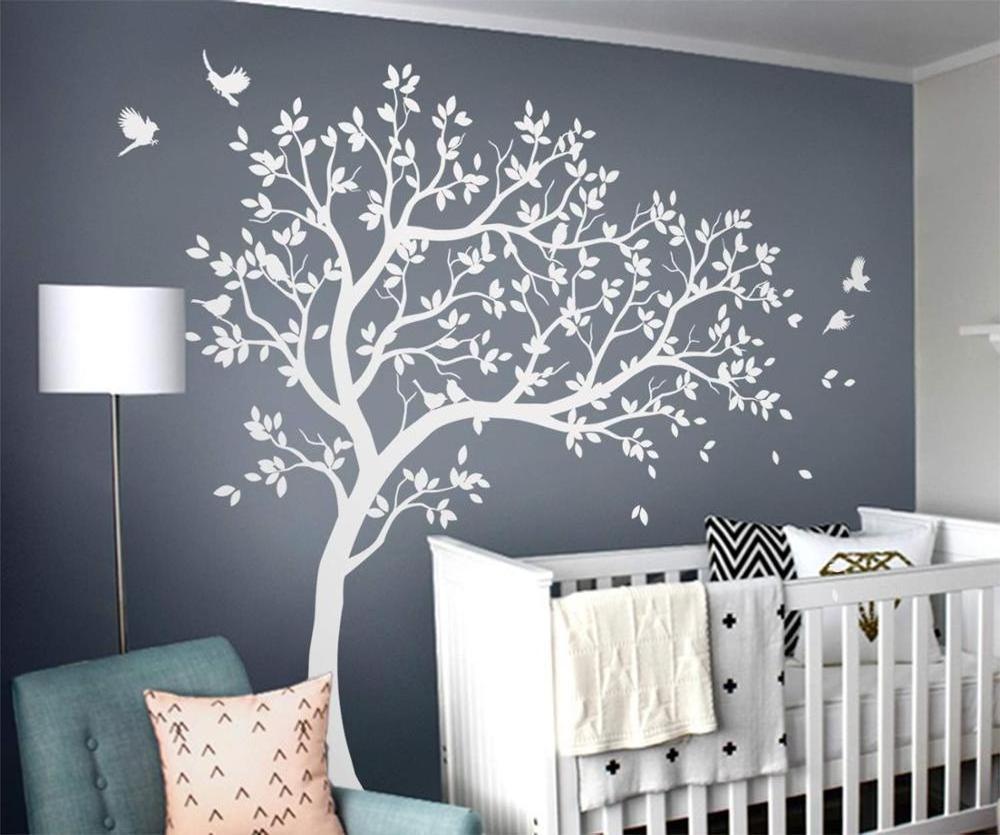 Self adhesive living room large tree vinyl decal wall stickers home decor