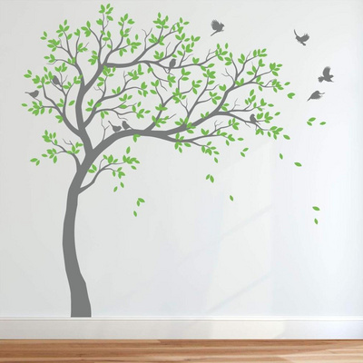 Self adhesive living room large tree vinyl decal wall stickers home decor