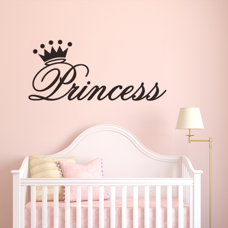 Amazing lovely princess nursery wall decals