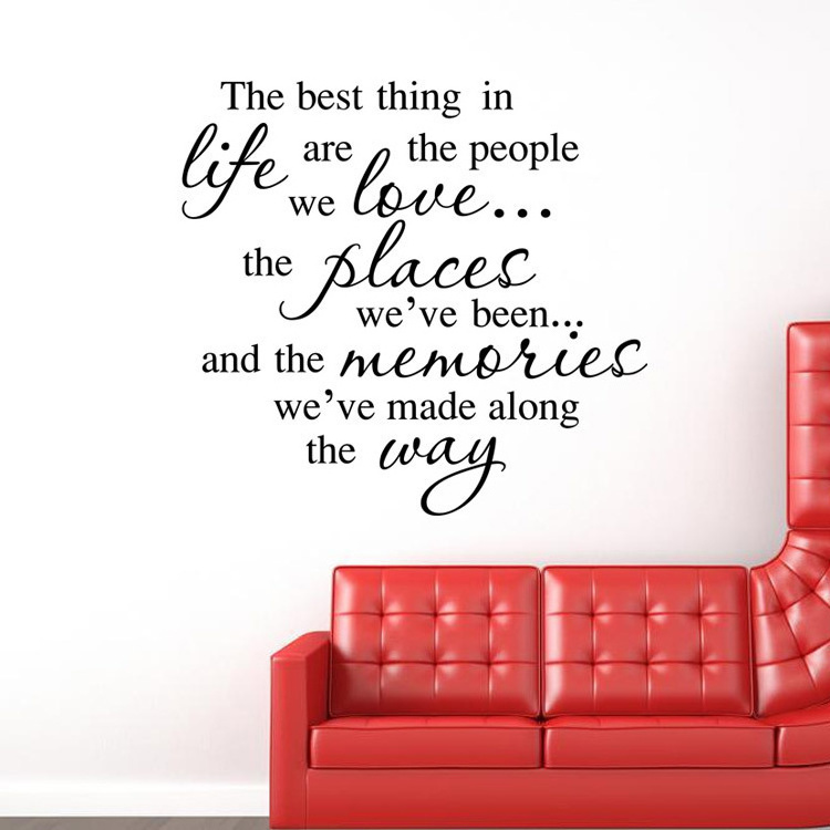 self-adhesive english quote office wall motivational sticker