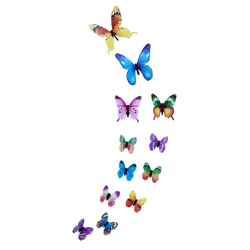 Glow in the dark butterfly wall decals for living room butterfly wall stickers 3d