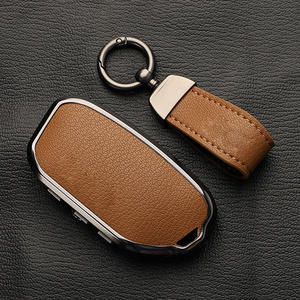 High-Grade GoatSkin Metal Car Key Protective Cover For BMW 5 Series G38/7 Series G12/X3 G08/X1 F49/X7 G07/IX i20/X5/I7/XM/M7