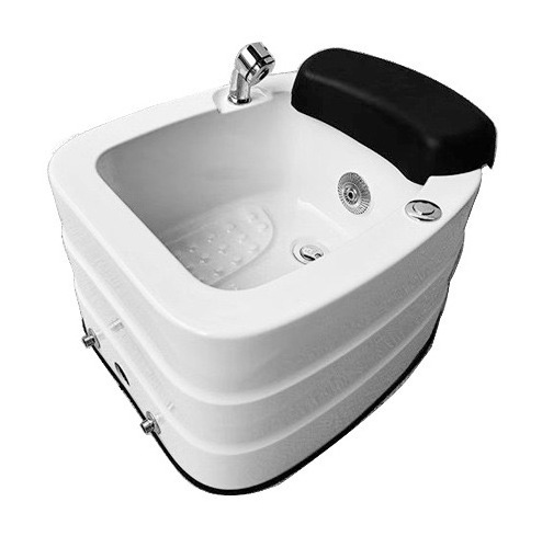 Foot Spa Sink With Soak Massage Jet for Nail Shop Equipment Acrylic Pedicure Bowl