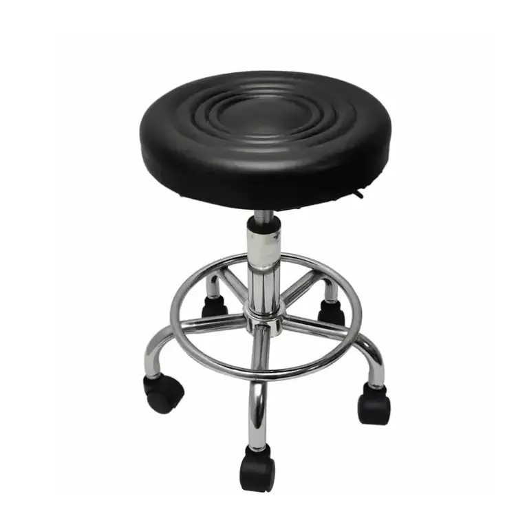 Low Price Comfortable Pedicure Technician Worker Stools On Wheels Master Chair