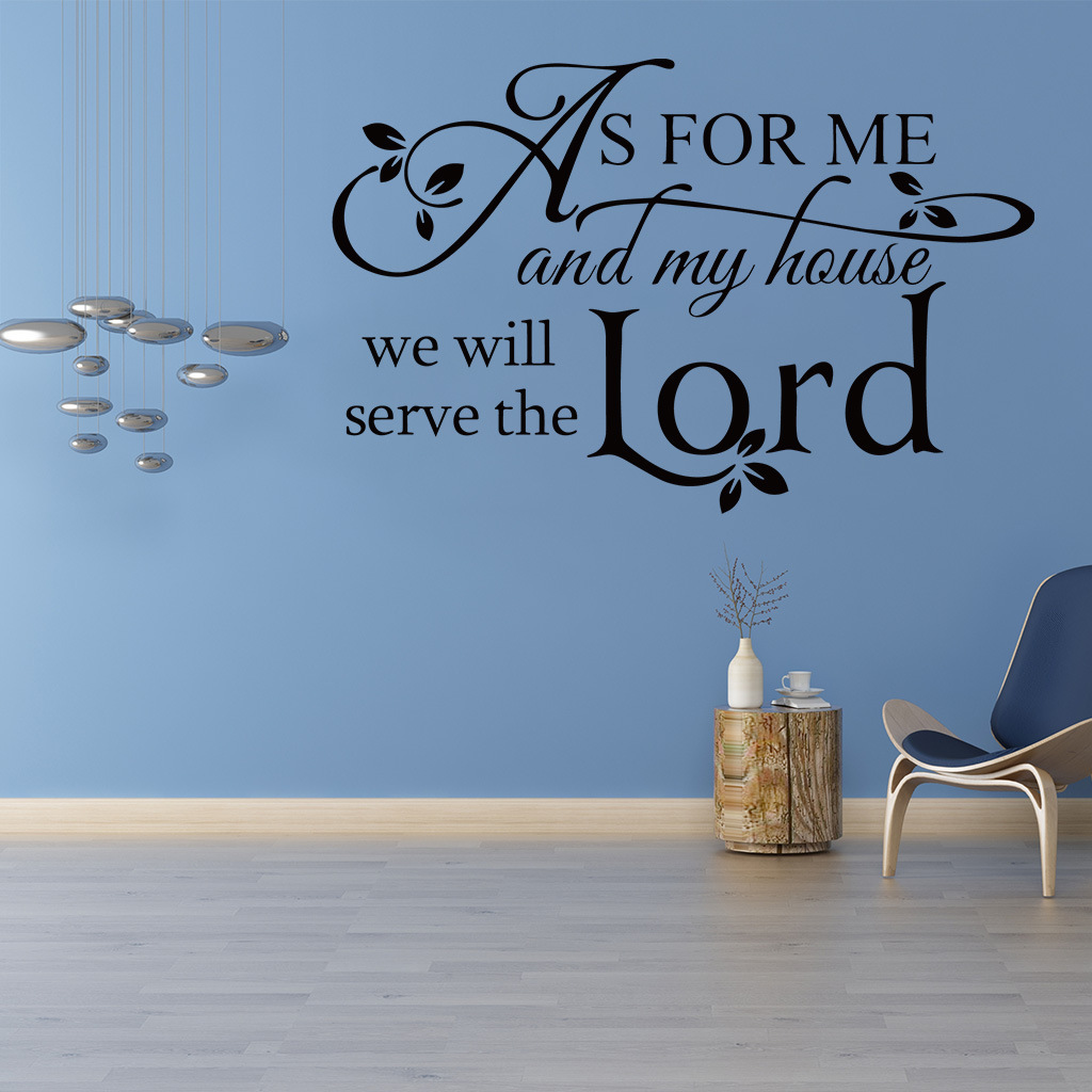 Removable decorative custom vinyl christian bible verse quote wall stickers decals