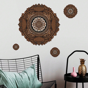 High quality mandala style wall art stickers waterproof wall stickers 3d decoration for home decor