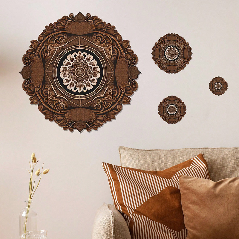 High quality mandala style wall art stickers waterproof wall stickers 3d decoration for home decor