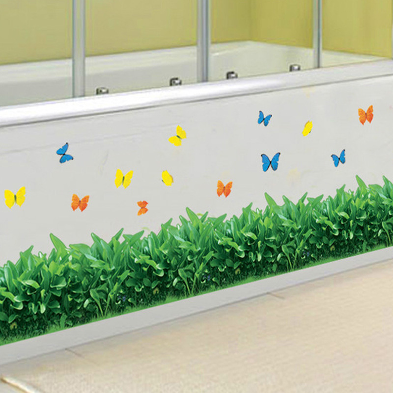 High quality grassland butterfly decorations 3d large decoration wall decal room wall stickers for home decor