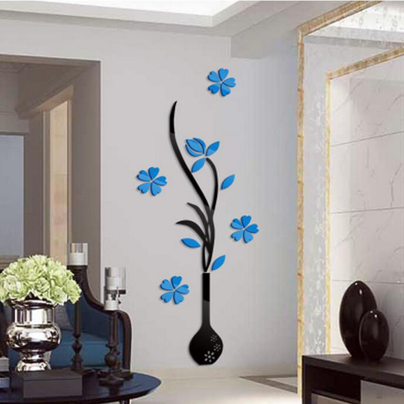 Decorative wall decals for nursery beautiful flower sticker on wall