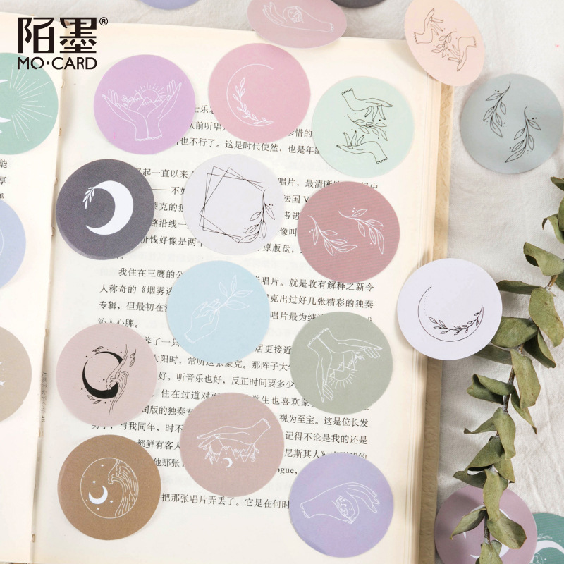 Ins boho style Creative Wholesale 45pcs/pack Journal planner stationery scrapbooking stickers set with life aesthetics