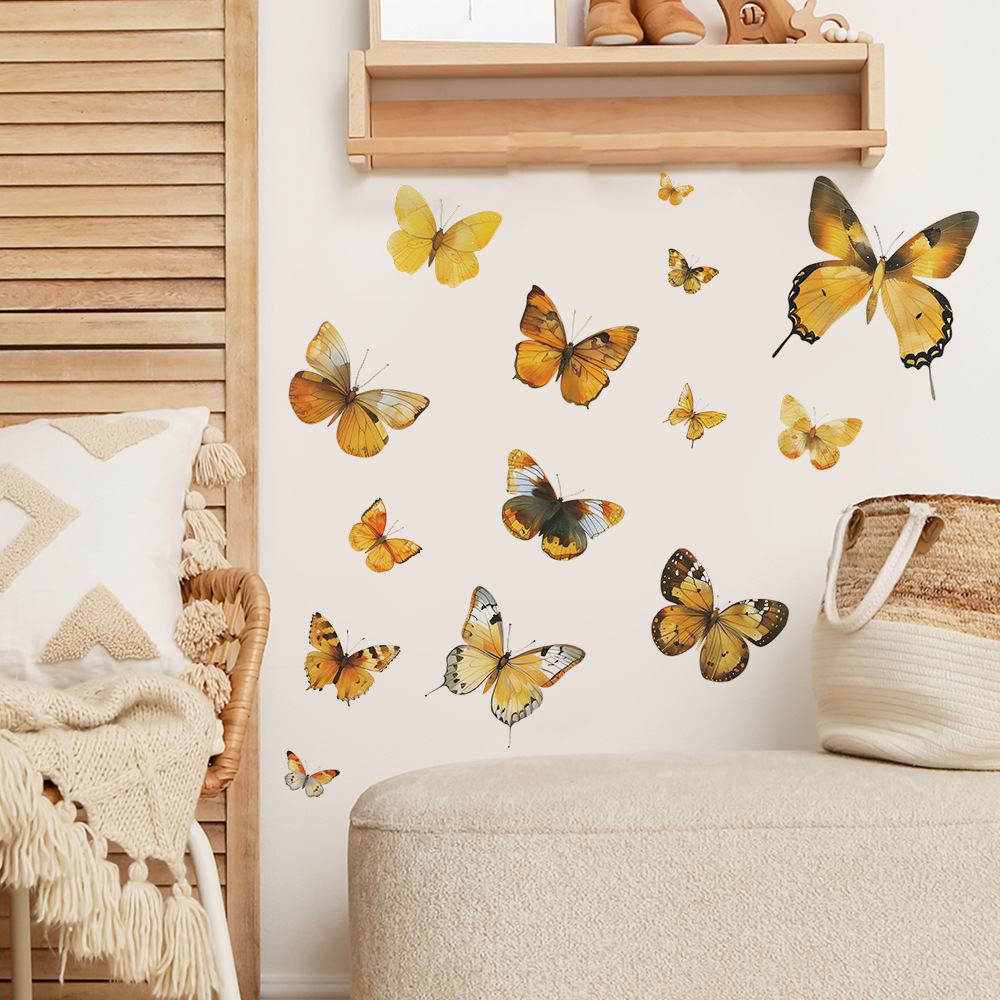 High quality 3d butterfly wall decorations for home water proof stickers for home decor kids room