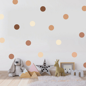 home decoration adhesive diy polka dot wall sticker for kids Children nursery school decor