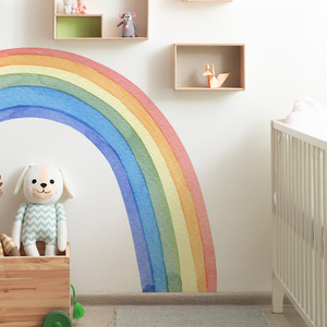 High quality rainbow style large decoration wall decal room wall sticker for kids