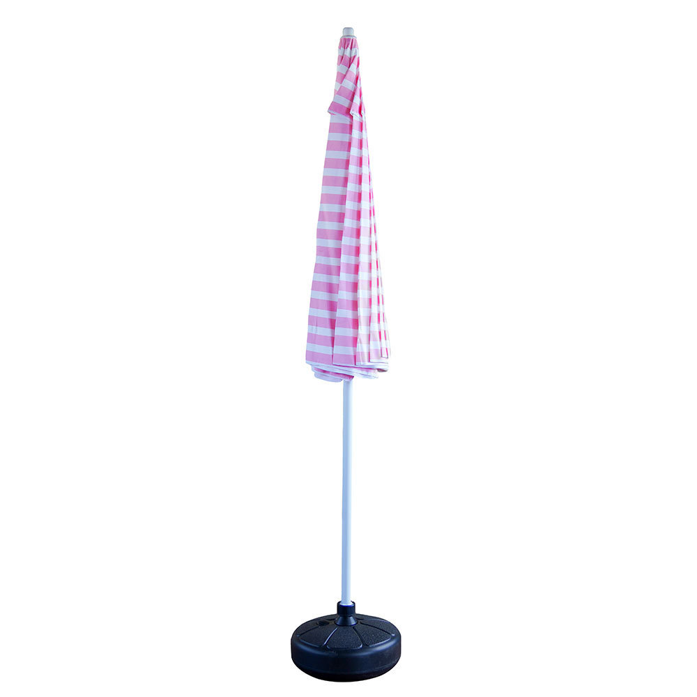 Pink Stripe Outdoor Garden Sea Beach Umbrella