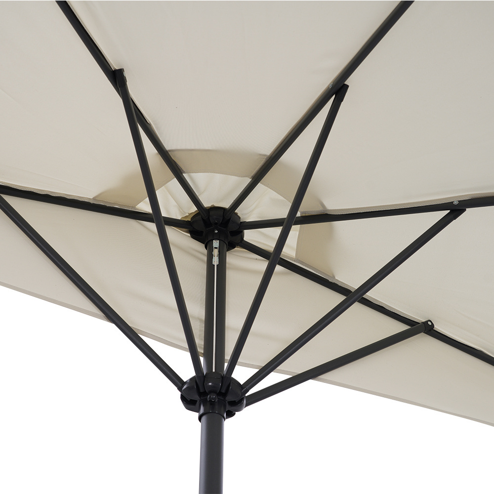 parasol off-the-wall outdoor patio garden Stainless steel half umbrella