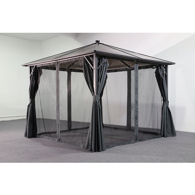 MIA Waterproof All Weather Party Family Outdoor Patio Sunshade Durable Gazebo with Mosquito Netting