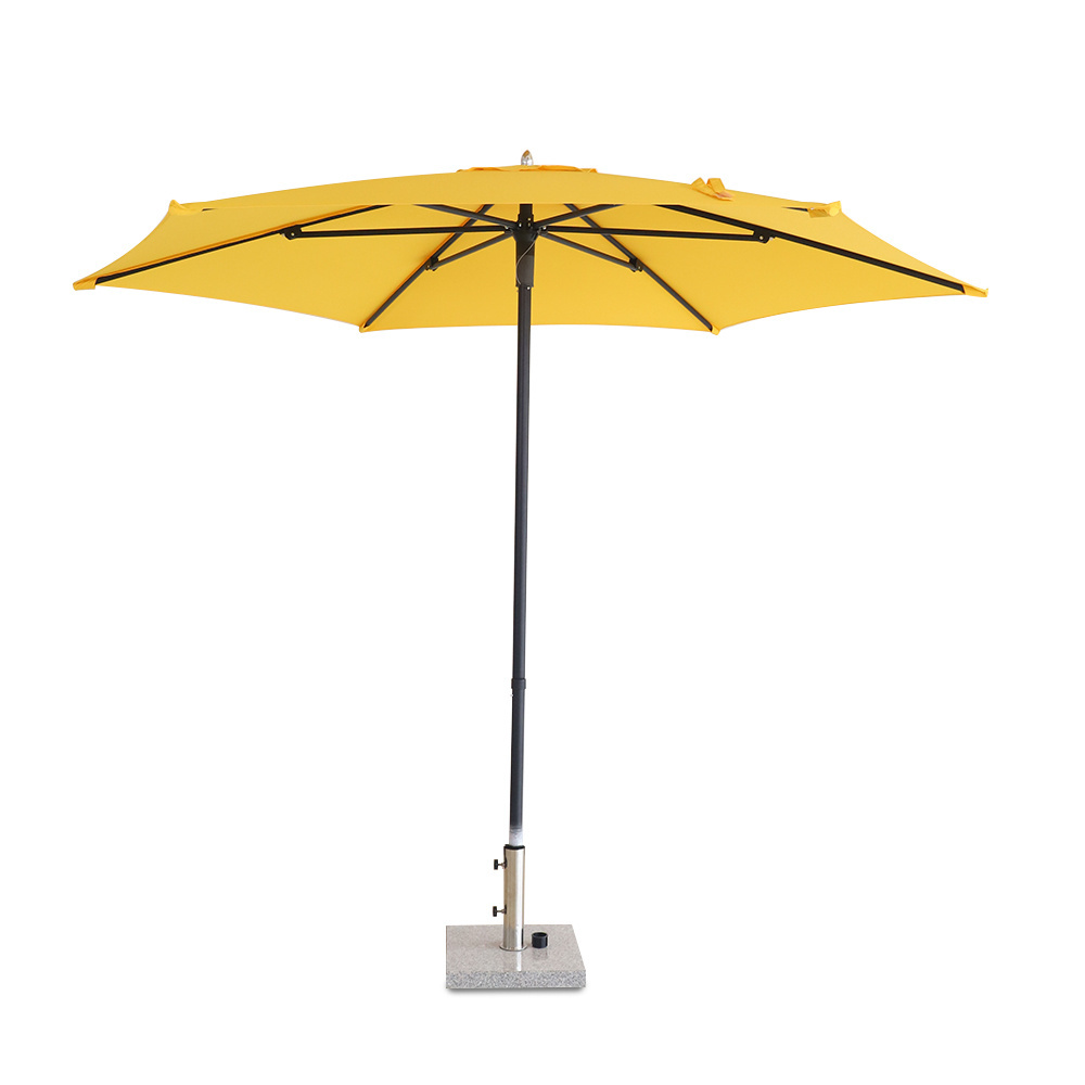 Patio Table Umbrella Push Button Tilt&Crank Market Parasol Umbrella for Garden Deck Backyard Pool