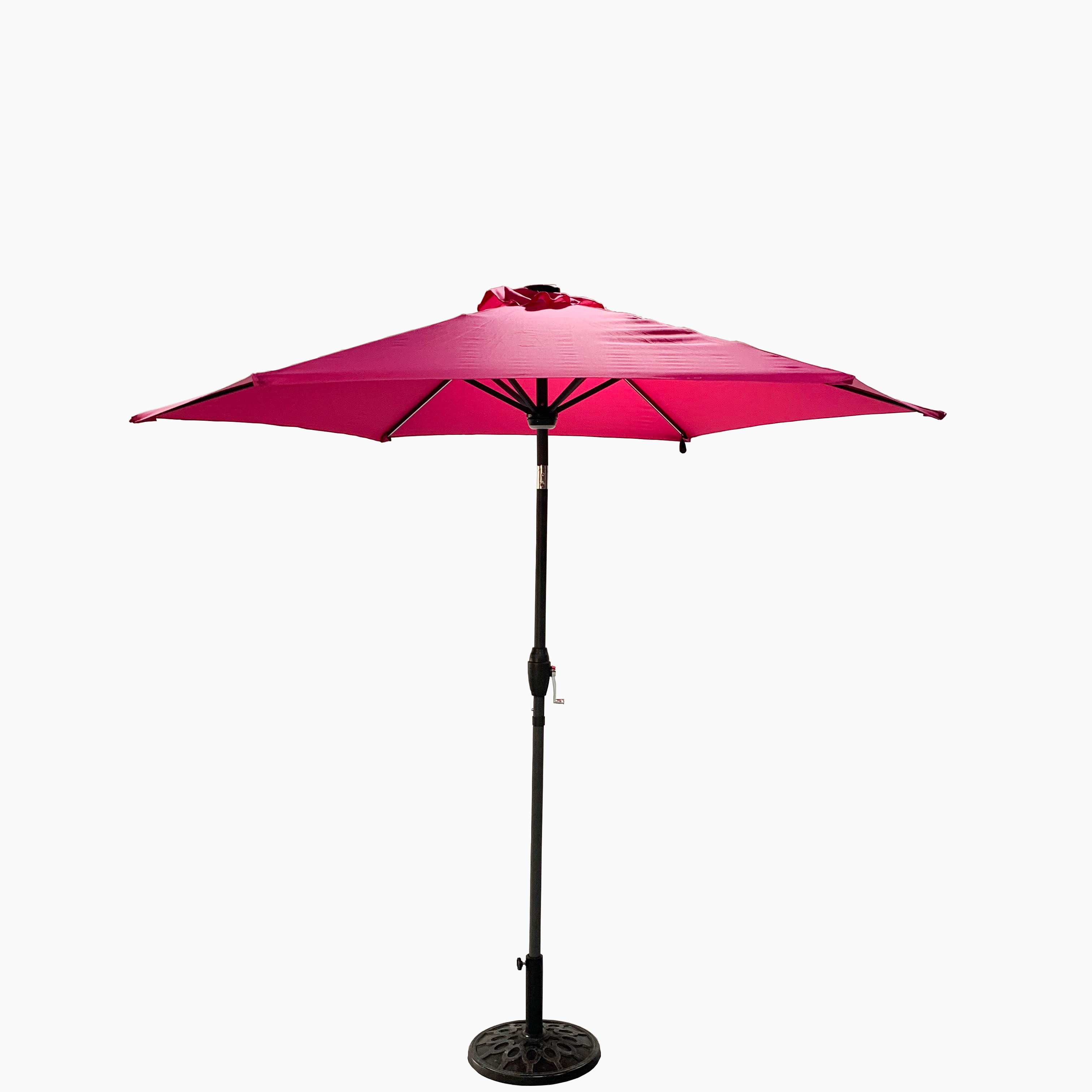 MIA Custom Logo Color Steel Beach Umbrella with Sand Anchor Heavy Duty Parasol