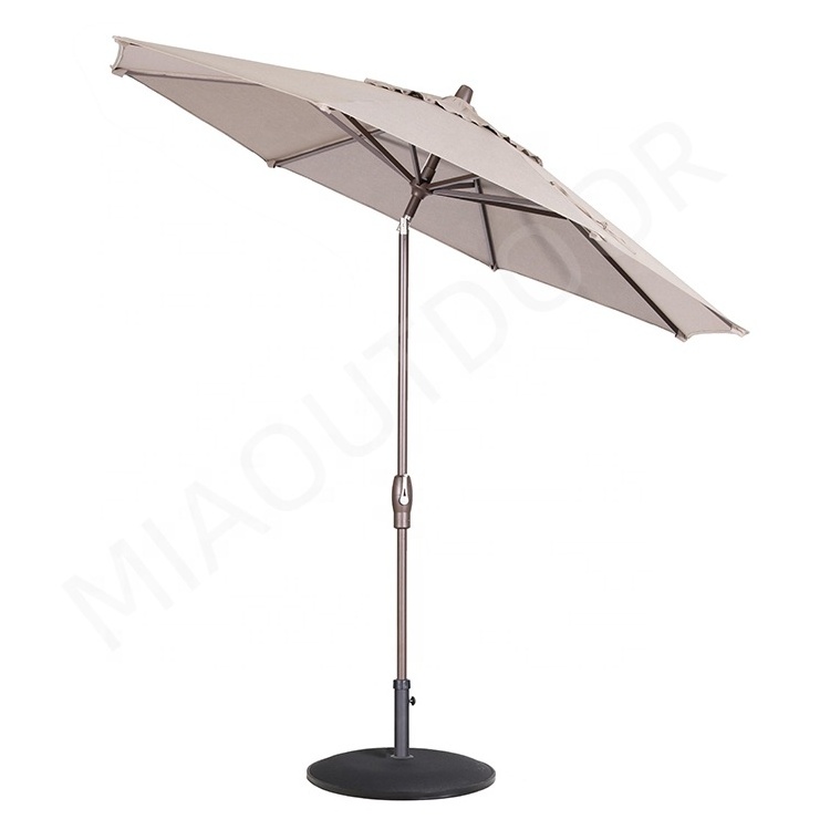 market aluminum parasol hotel bistro patio cafe umbrella outdoor with logo restaurant