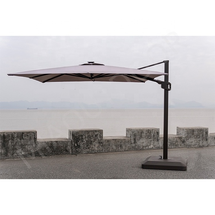 Cantilever restaurant automatic patio outdoor furniture umbrella