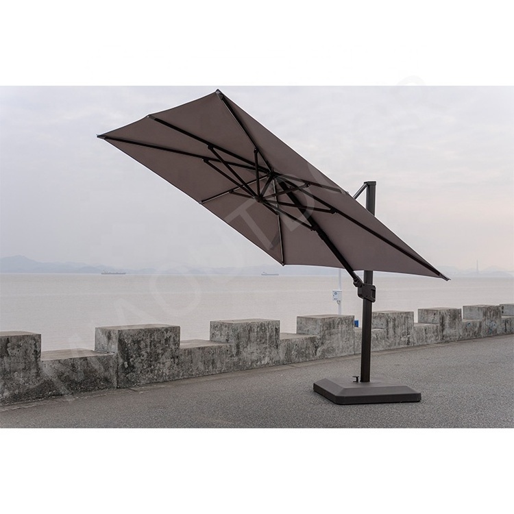 Cantilever restaurant automatic patio outdoor furniture umbrella