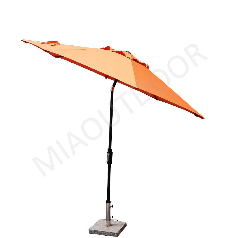 canvas beach aluminum auto-tilt umbrella