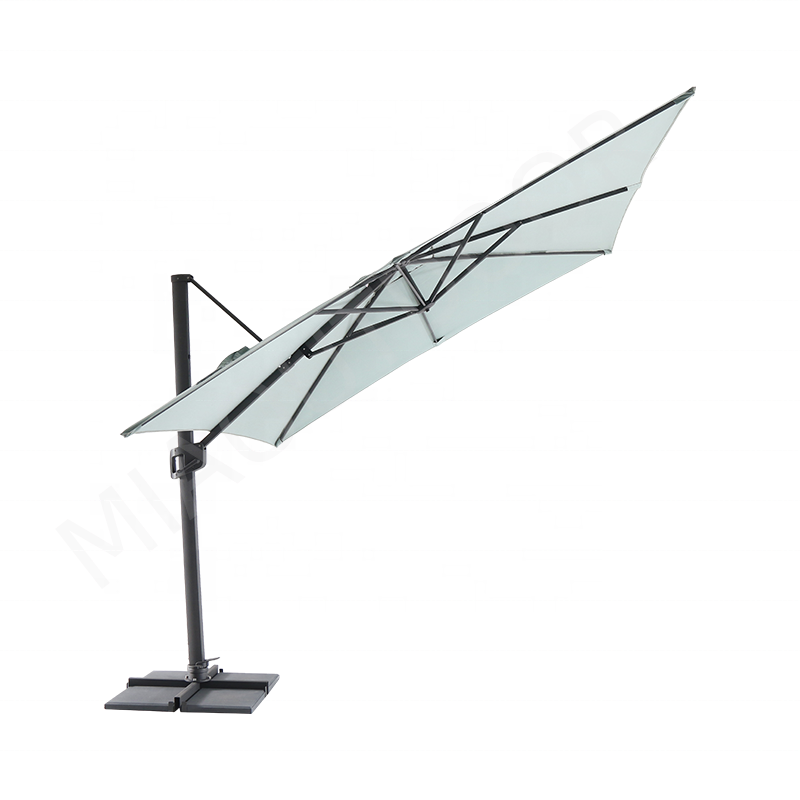 Garden sunshade luxury hight quality outdoor heavy duty patio hotel umbrella with crank