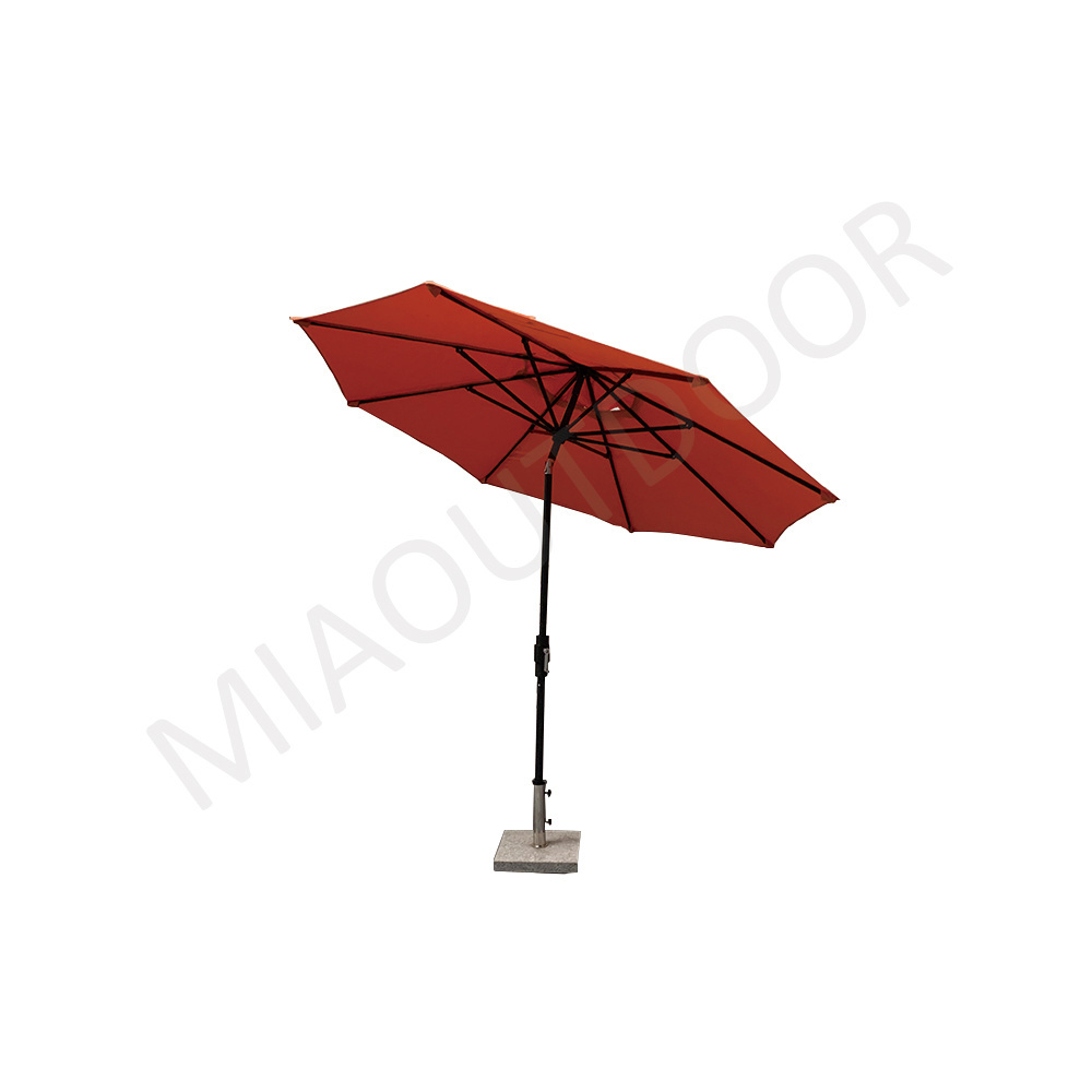 canvas beach aluminum auto-tilt umbrella